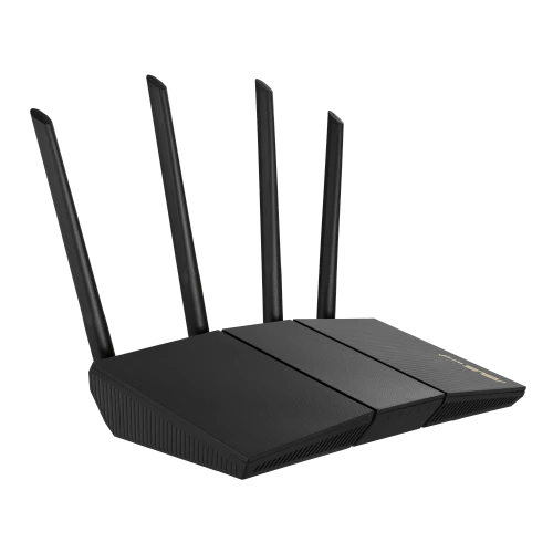 ASUS RT-AX57, Wi-Fi 6 (802.11ax), Dual-band (2.4 GHz / 5 GHz), Ethernet LAN, Black, Tabletop router