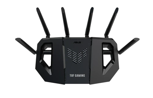 ASUS TUF Gaming BE6500 (TUF-BE6500), Wi-Fi 7 (802.11be), Dual-band (2.4 GHz / 5 GHz), Ethernet LAN, Black, Tabletop router