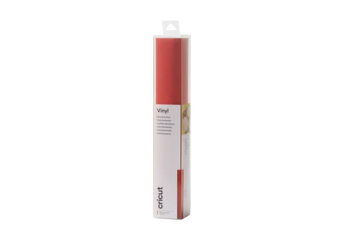 Cricut Shimmer Vinyl, Heat transfer vinyl roll, Smooth heat transfer vinyl, Red, Monotone, 305 mm, 121.9 cm