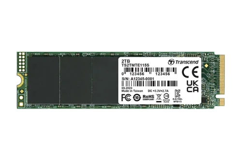 Transcend PCIe SSD 115S, 1 TB, M.2, 3200 MB/s