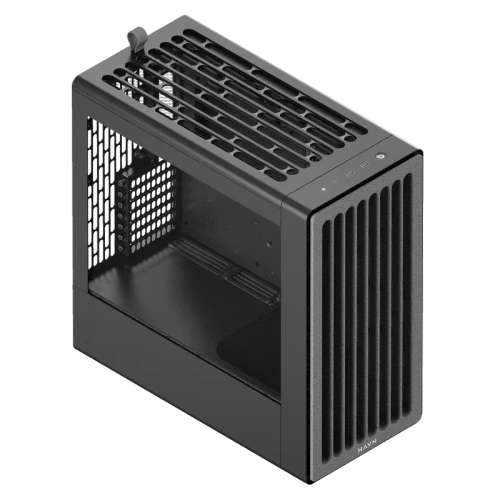 Aerocool HAVN BF 360 Flow Black EATX case - Adjustable GPU Bracket - Supports up to 7 fans (2x180; 1x140mm incl) - 2x 3.5'' or 4