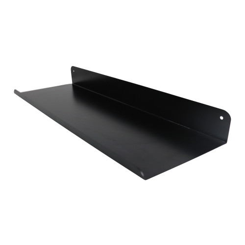 Slatted Panel Steel Shelf  1200mm Black Architectural Wall Shelf - APS2512