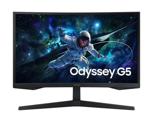 Samsung Odyssey G55C Gaming 1000R Curved Borderless 32" Display VA Response: 1ms MPRT AR: 16:09 Resolution: 2560x1440 Cu - TAR - LS32CG552EAXXA-TAR