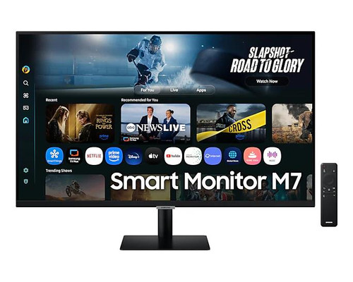 Samsung M70F Smart Flat Borderless 32" display VA Response: 4ms GtG AR: 16:09 Resolution: 3840x2160 (4K) RR: 60Hz HDMI ( - TAR - LS32FM700UAXXA-TAR