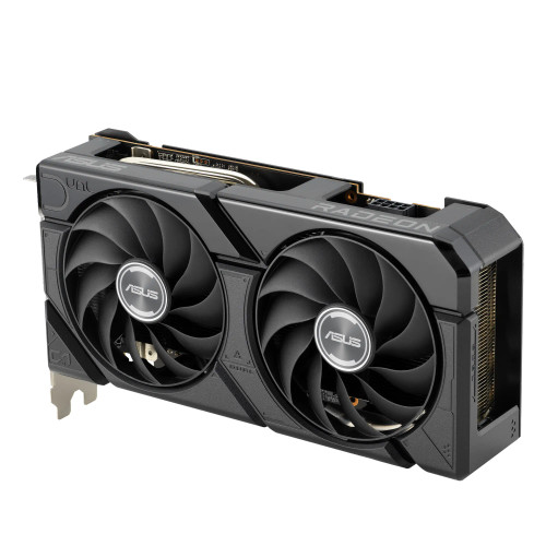 ASUS Dual -RX7600-O8G-EVO, Radeon RX 7600, 8 GB, GDDR6, 128 bit, 7680 x 4320 pixels, PCI Express 4.0