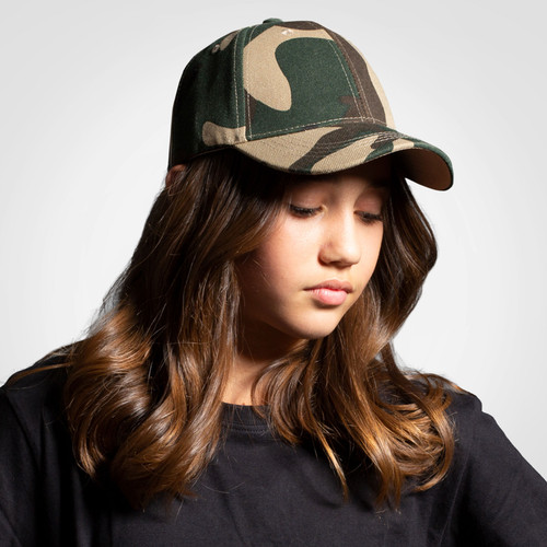 Kids Americano Camo Cap-CAP