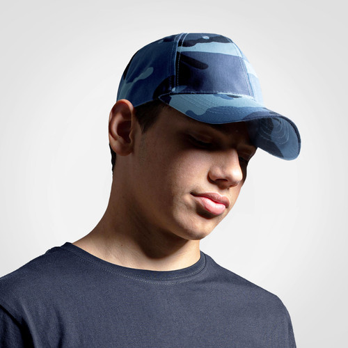 Basic 6 Panel Camo Cap-CAP