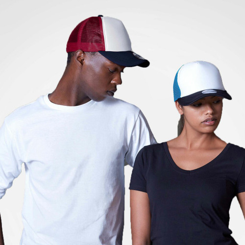 Vintage Trucker Three Tone Cap-CAP