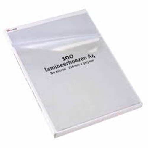WHITE BOX LAMINATING POUCHES 160 MIC A4 GLOSS - LP160A4GW-KOL WHITE BOX LAMINATING POUCHES 160 MIC A4 GLOSS - LP160A4GW-KOL