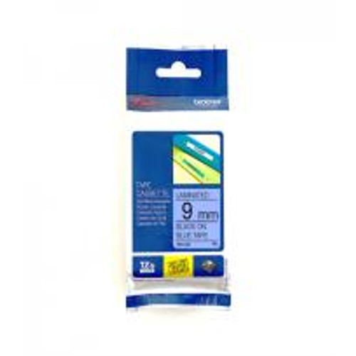 BROTHER LAMINATED TAPE (8M X 9MM) BLACK ON BLUE - MTZ521-KOL BROTHER LAMINATED TAPE (8M X 9MM) BLACK ON BLUE - MTZ521-KOL