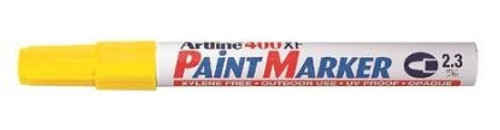 ARTLINE EK400 Paint Marker - Medium (Yellow) (Box of 12)-MA520871BX ARTLINE EK400 Paint Marker - Medium (Yellow) (Box of 12)-MA520871BX