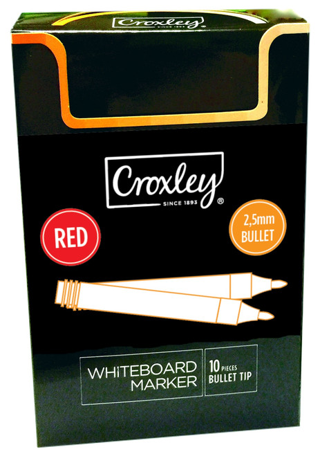 CROXLEY Whiteboard Marker - Red-MAR8515