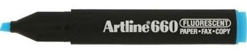 ARTLINE Highlighter EK660 (Blue) (Box of 12)-MA520056BX ARTLINE Highlighter EK660 (Blue) (Box of 12)-MA520056BX