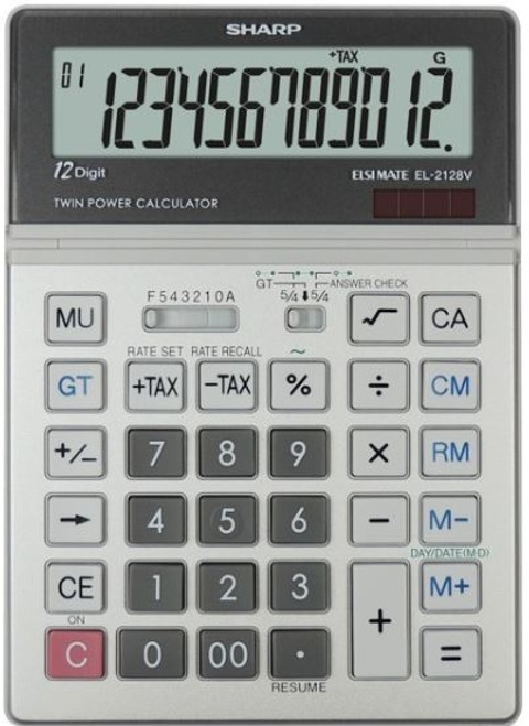 SHARP EL2128 12 Digit Dual Power Calculator-SHEL2128 SHARP EL2128 12 Digit Dual Power Calculator-SHEL2128