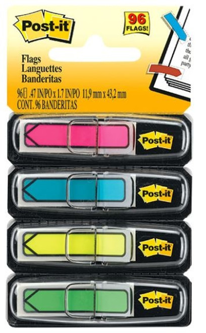 3M Bright Arrows 684-ARR4 Post-It Flag - 11.9 x 43.2 (24 Arrows per Pack)-3M87311 3M Bright Arrows 684-ARR4 Post-It Flag - 11.9 x 43.2 (24 Arrows per Pack)-3M87311