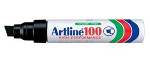 ARTLINE EK100 Industrial Chisel Marker (Black) (Box of 6)-MA520747BX ARTLINE EK100 Industrial Chisel Marker (Black) (Box of 6)-MA520747BX