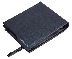 Urban Man Oxford 2 Piece PU Wallet & Cardholder - GSR - UGW805B