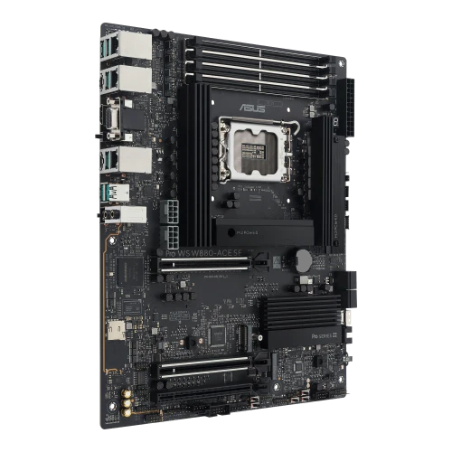 ASUS PRO WS W880-ACE SE, Intel, LGA 1851 (Socket V1), Intel Core Ultra (Series 2), Intel LGA1851, DDR5-SDRAM, 256 GB