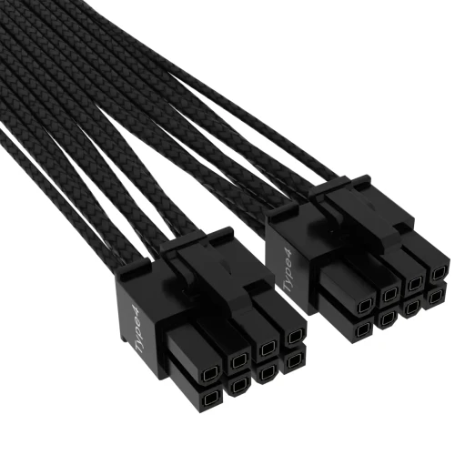 Corsair CP-8920331, PCI-E (12+4-pin), 12VHPWR, Straight, Straight, Black, 1 pc(s)