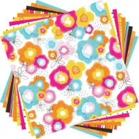 2004409 - CRICUT DELUXE PAPER VIBRANT FLOWERS