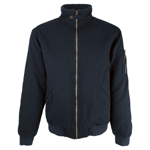 Cotton Bomber Sherpa-lined Jacket Mens