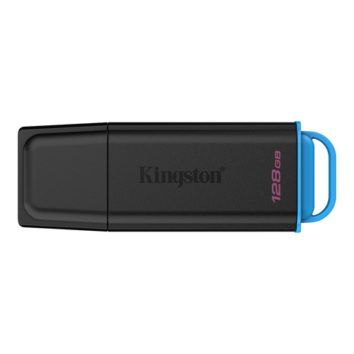 Kingston 128GB Portable USB 3.2 Gen 1 DataTraveler Exodia Black/Blue - TAR - DTXG2/128GB-TAR