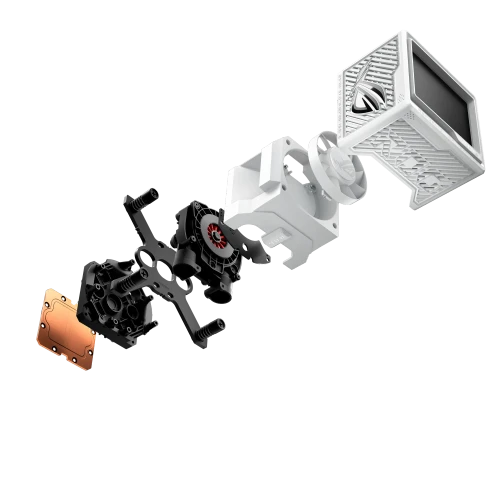 ASUS ROG RYUJIN III 360 ARGB EXTREME WHT, All-in-one liquid cooler, 12 cm, White