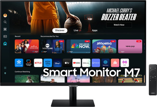 Samsung 32in 4K UHD Smart Monitor + Logitech MK295 + Logitech Brio 100 Webcam - TAR - SAM7LOGI-TAR