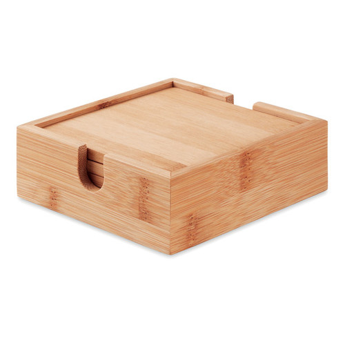 Bamboo Coaster Set - GIFT9683 Bamboo Coaster Set - GIFT9683