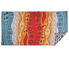 Smooth Custom Double-Sided Beach Towel - Medium - GSR - SubTowelBeach003_D_M
