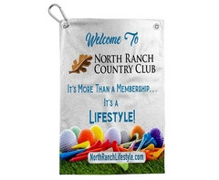 Fluffy Custom Single-Sided Golf Towel - GSR - SubTowelGolf001_S_S