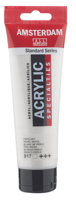 ROYAL TALENS AMSTERDAM Acrylic Colour - 120ml Tube (Pearl White)-RT17098172
