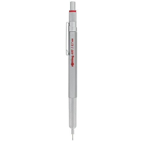 rOtring Rapid 600 Silver Mechanical Pencil 0.7mm-R1904444