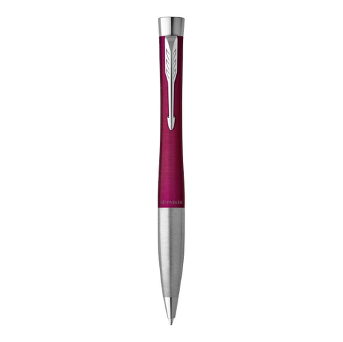 PARKER Urban Twist Ballpoint Pen - Vibrant Magenta Chrome Trim-NS2143642 PARKER Urban Twist Ballpoint Pen - Vibrant Magenta Chrome Trim-NS2143642