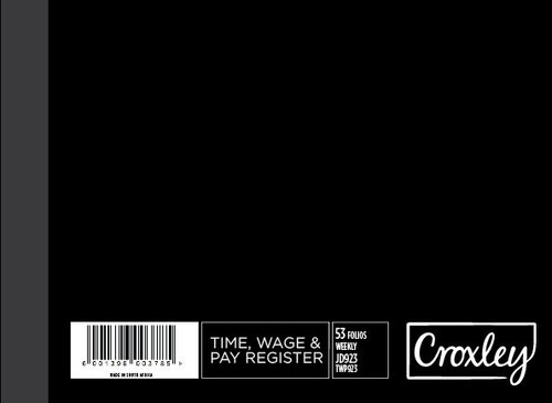 CROXLEY JD923 Time Wage & Pay Weekly 297x406 Each-TWP923