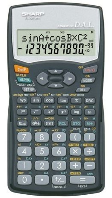 SHARP EL0531WHB Scientific Function Calculator-SHEL0531 SHARP EL0531WHB Scientific Function Calculator-SHEL0531