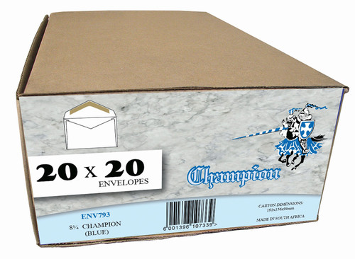 Champion 90x152 Banded 20's Blue Box of 20 Packets-ENV793