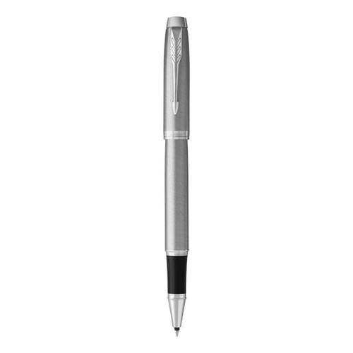 PARKER IM Rollerball Pen - Stainless Steel Chrome Trim-NS2143633