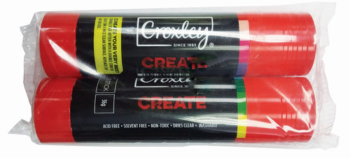 CROXLEY CREATE Glue Stick 36g - 2 Glue Sticks in Flow Pack-ADH136C2 CROXLEY CREATE Glue Stick 36g - 2 Glue Sticks in Flow Pack-ADH136C2