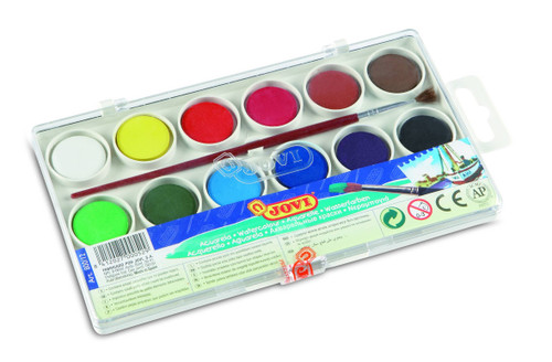 JOVI Watercolour Paints 12's-JOV80012