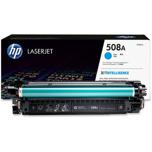 HP 508A CYAN LASERJET TONER CARTRIDGE -5000 PAGE YIELD HP 508A CYAN LASERJET TONER CARTRIDGE -5000 PAGE YIELD