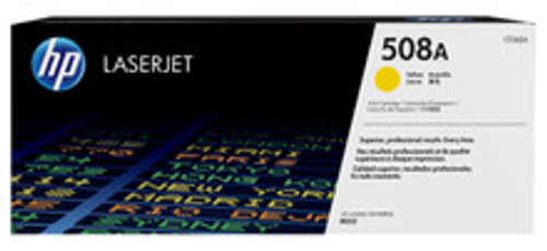 HP 508A YELLOW LASERJET TONER CARTRIDGE HP 508A YELLOW LASERJET TONER CARTRIDGE