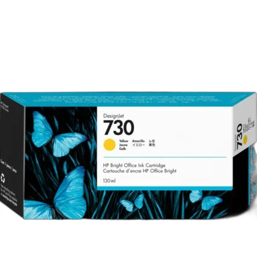 HP #730 YELLOW INKJET CARTRIDGE 130ML HP #730 YELLOW INKJET CARTRIDGE 130ML