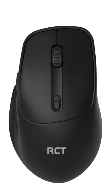 RCT Wireless Keyboard & Mouse Combo |104-Key Membrane Keyboard | AI Tool Key | Silent Optical Mouse; 1000-1600 DPI 