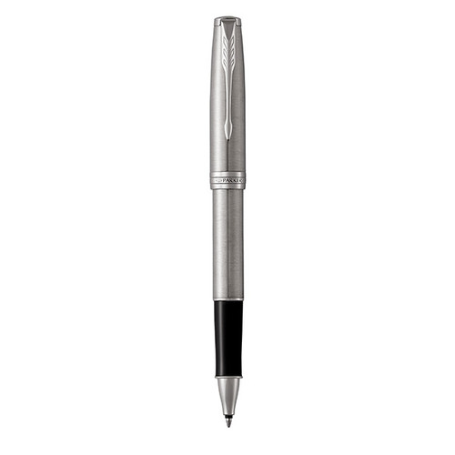 PARKER Sonnet Rollerball Pen - Stainless Steel Chrome Trim-NS1931511