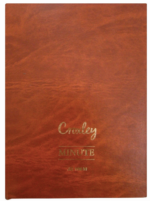 CROXLEY JD166 Account Book A4 Full Bound 192 Page Minute  Pack of 2-ACC166MS