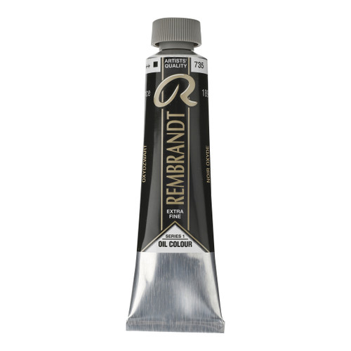 ROYAL TALENS REMBRANDT Oil 40Ml Oxyde Black-RT01057352