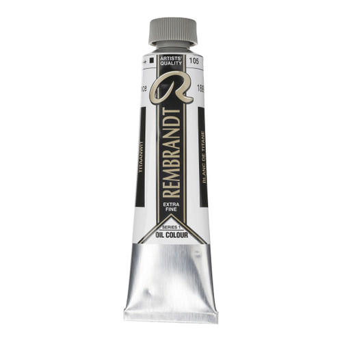 ROYAL TALENS REMBRANDT Oil 40Ml Titanium White-RT01051052 ROYAL TALENS REMBRANDT Oil 40Ml Titanium White-RT01051052