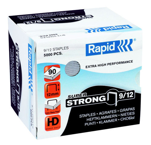 RAPID Staples 9/12 (Box of 5000) 60-90 sheets-RAP24871400
