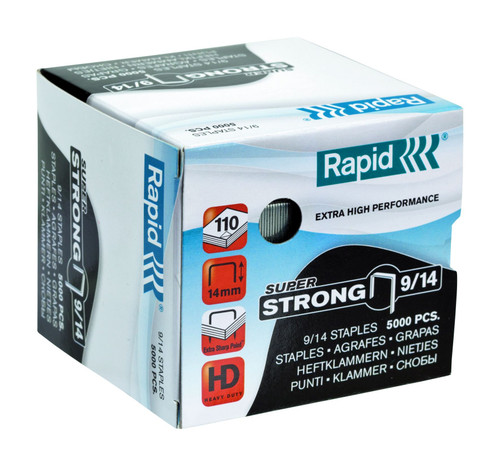 RAPID Staples 9/14 (Box of 5000) 80-110 sheets-RAP24871500